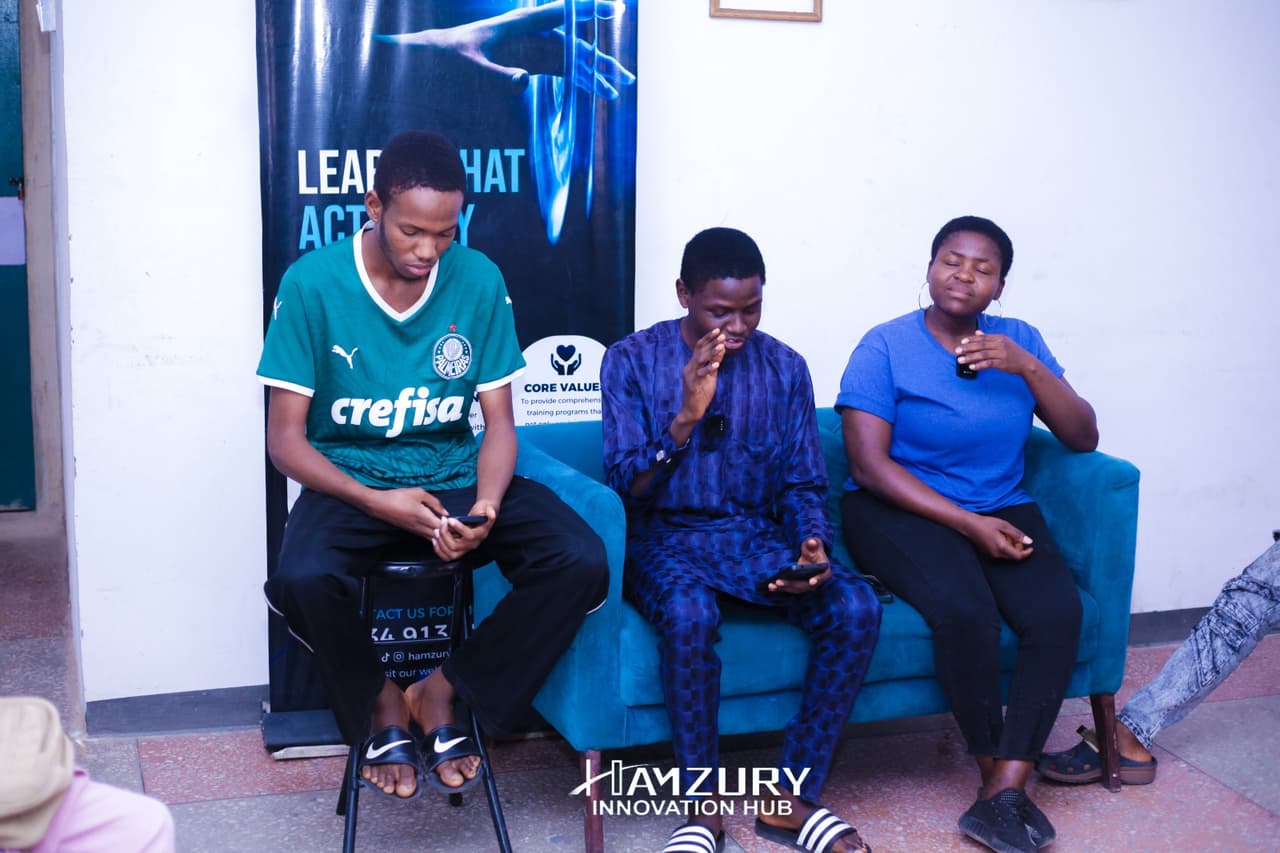 Students at Hamzury Innovation Hub - Slide 1